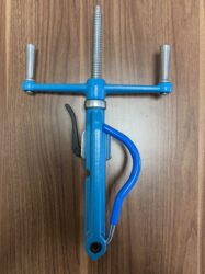 light blue banding tool