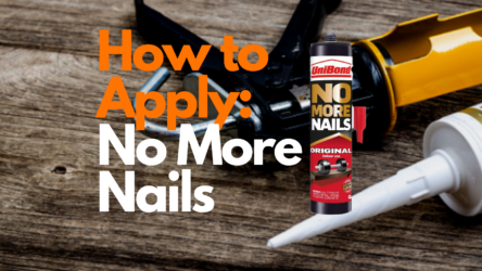 How to apply No More Nails construction adhesive