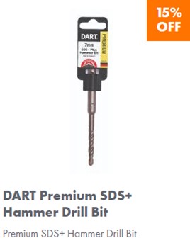 DART Premium SDS+ Hammer Drill Bit