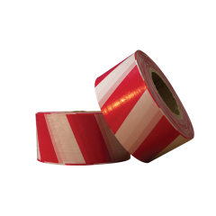 Barrier Tape - Red/White - 70mm x 500m 