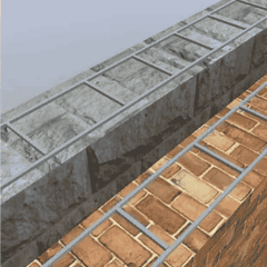 Galvanised Bed Joint Reinforcement Ladder - Pack of 40 - 2.7Metre Lengths 