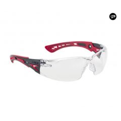 Bollé RUSH+ Safety Glasses - Red