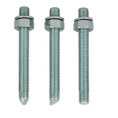 High Tensile 8.8 BZP Threaded Stud with Nuts and Washers (Box of 10)