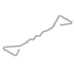 Double triangle wall ties 