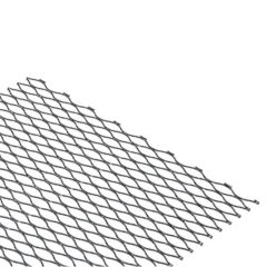 Vista GEML Galvanised Expanded Metal Lath Sheet - 2438mm x 685mm x 0.4mm (Pack of 10) 