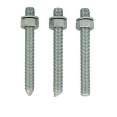 High Tensile 8.8 Hot Dipped Galvanised Threaded Stud with Nuts & Washers (Box of 10) 