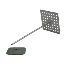 Perforated base insulation pin - Aluminium