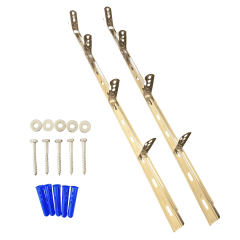 V63 Universal Wall Starter Kit - Stainless Steel