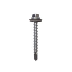 Self Drilling Tek Screw With Washer - Light Section - Box of 100