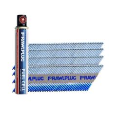 Rawlplug Galvanised Angled First Fix Collated Ring Shank Nails Handy Packs