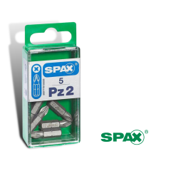 SPAX POZI PZ2 -5 Bit Set - LENGTH 25MM