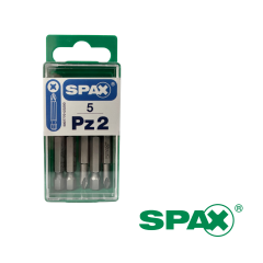 SPAX POZI PZ2 -5 Bit Set - LENGTH 50mm