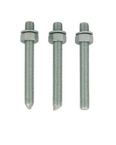 High Tensile 8.8 Hot Dipped Galvanised Threaded Stud with Nuts & Washers (Box of 10)