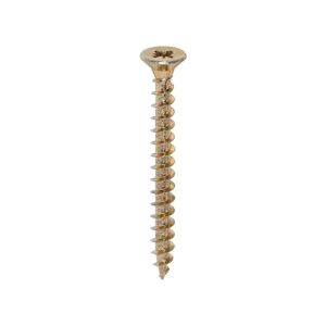 Timco Solo Woodscrews Pozi CSK - Yellow 