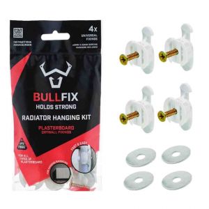Bullfix Universal Heavy-Duty Radiator Fixing Kit For Plasterboard (pack of 4) 
