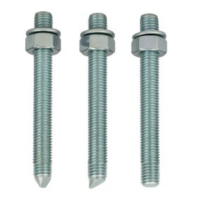 High Tensile 8.8 BZP Threaded Stud with Nuts and Washers (Box of 10)