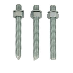 High Tensile 8.8 Hot Dipped Galvanised Threaded Stud with Nuts & Washers (Box of 10)