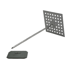 Perforated base insulation pin - Aluminium