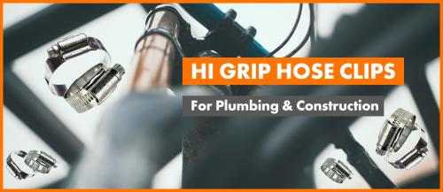 HI-GRIP® Hose Clips: Essential for Plumbing and Construction Applications