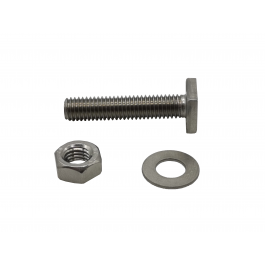 Pack of 25 3/4 Long Small Parts FSC51634SHB Grade A Steel Square Head Bolt 5/16-18 Thread Size 