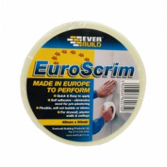 Everbuild EuroScrim Plasterboard Joining Tape  (White 48mm x 90m)