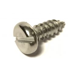 Stainless Steel Slotted Self Tapping Screws 4.8mm x 13mm 
