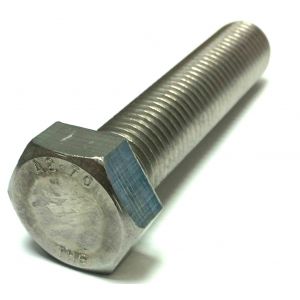 Hex Head Bolt (A2) Stainless Steel - Fully threaded