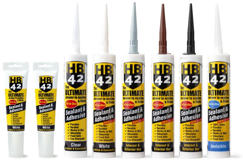 New Product Range: Sealants, Fillers & Adhesives from HB42